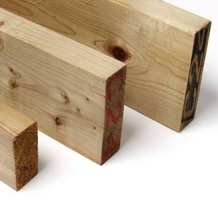 Pressure-Treated Timber 2x4